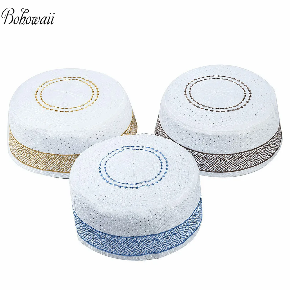 Мусульманская шапочка BOHOWAII для мужчин головной убор мусульманская Мужская с