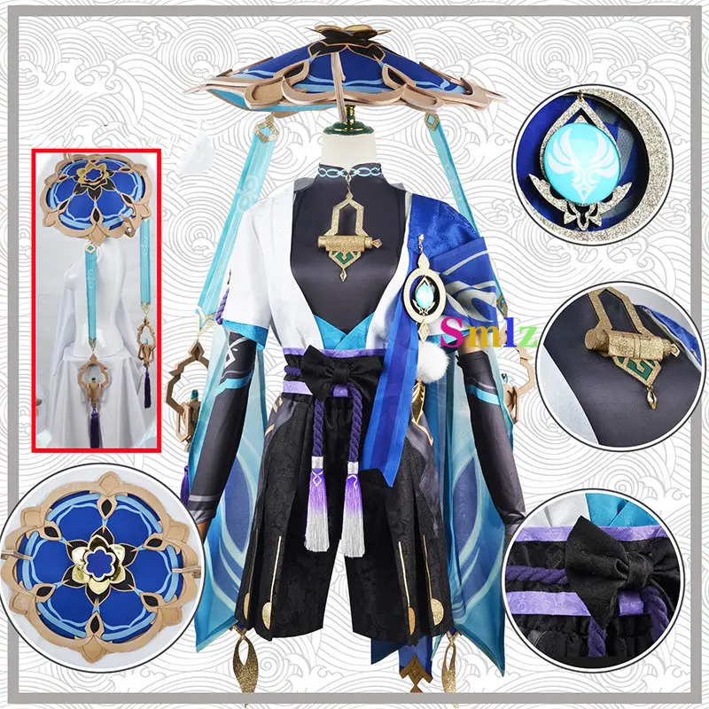 

Wanderer Cosplay Anime Genius Impact Costume Set Game Scaramouch Worldwide Uniforms Outfits Christmas Party Weg