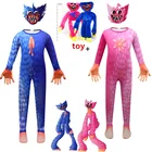 Новинка 2022, костюмы Huggy Wuggy для косплея на Хэллоуин, игровой персонаж, Мак, время игры, ужас, детская одежда, реквизит, одежда, косплей, комбинезон