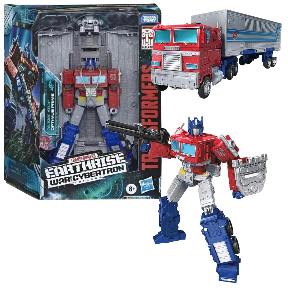 Hasbro Transformers Toy Generations War for Cybertron Earthrise Leader WFC-E11 Optimus Prime 7-дюймовая экшн-фигурка в