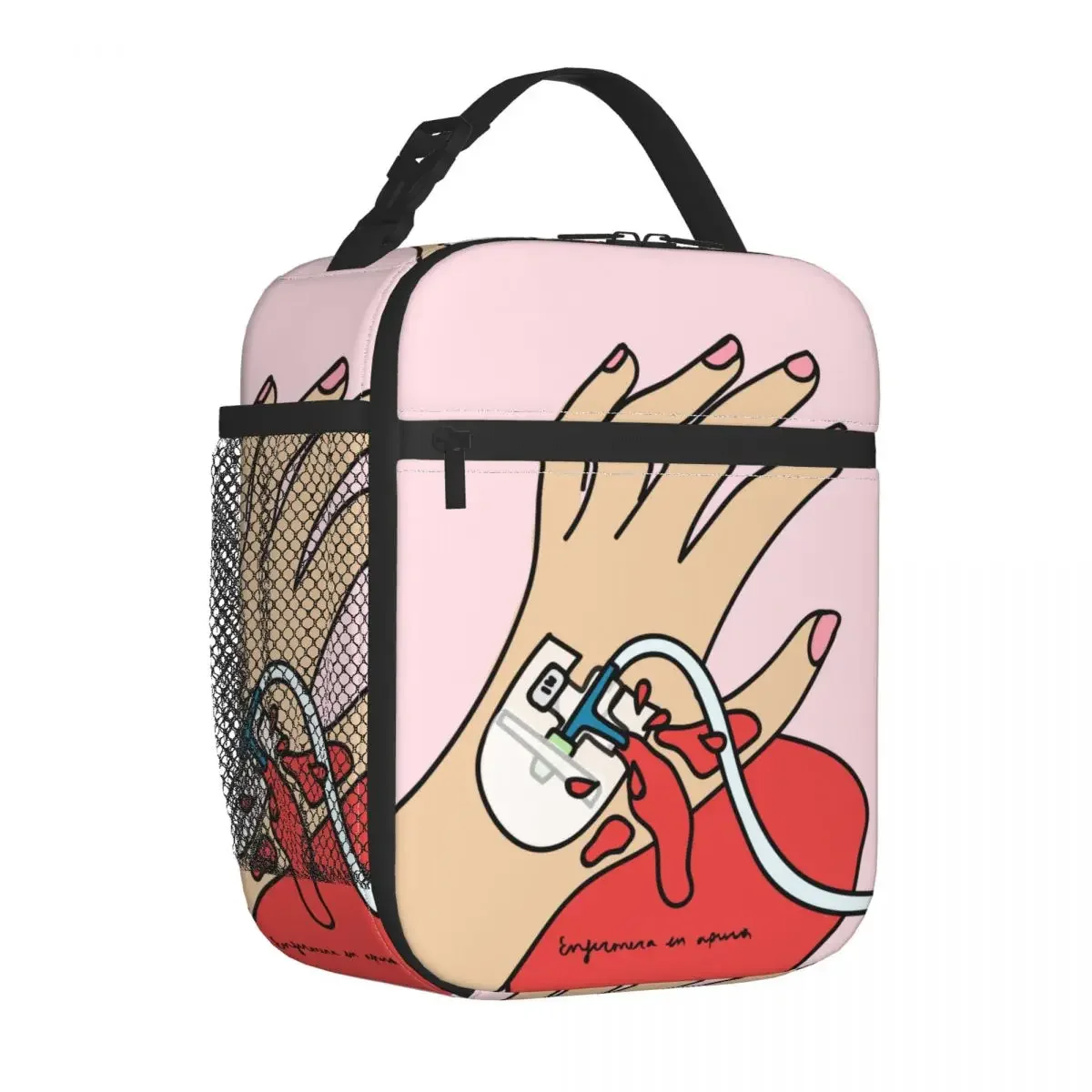 Изолированная сумка для обеда Enfermera En Apuros медсестра медицинский контейнер еды