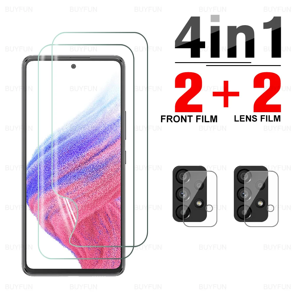 

4 в 1, Гидрогелевая Защитная пленка для Samsung Galaxy A53