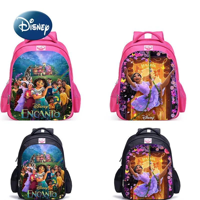 Disney Magic Full House New Girls Backpack Cartoon Fashion Girls School Bag Large Capacity High Quality Pink Student School Bag