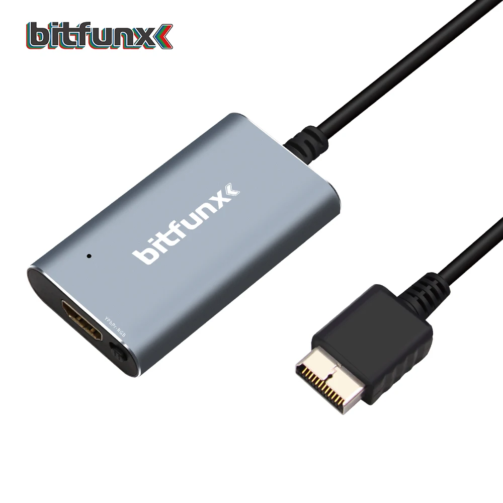 Конвертер Bitfunx PS2 в HDMI для игровых консолей PS1 PlayStation 1/2 с переключателем RGB YPbPr |