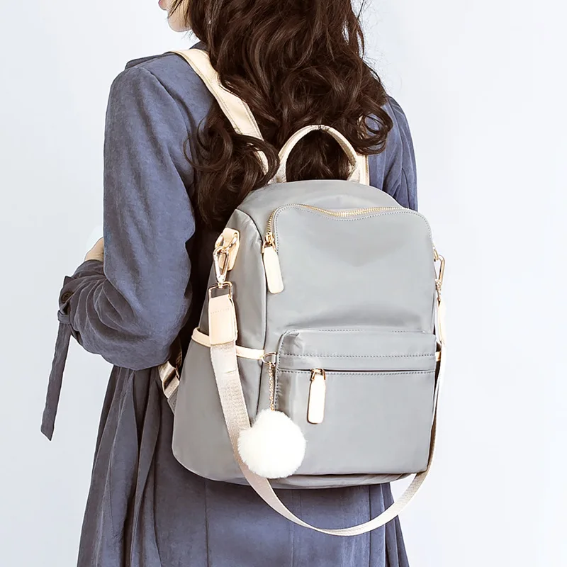 

Multifunctional Oxford Cloth Backpack Fashionable Casual Japanese Korean Style Women's Bag Large Capacity Simple Travel Backpack