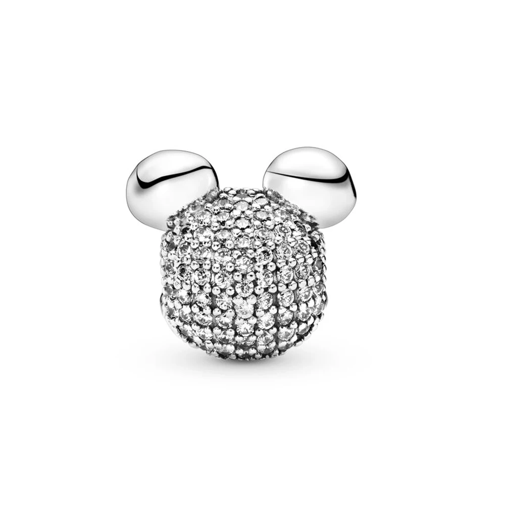 PANDORA-Bracelet à boucle fixe Minnie pour femme, clip non ald, bijoux à la mode, bricolage, cadeaux exécutifs, 925 2