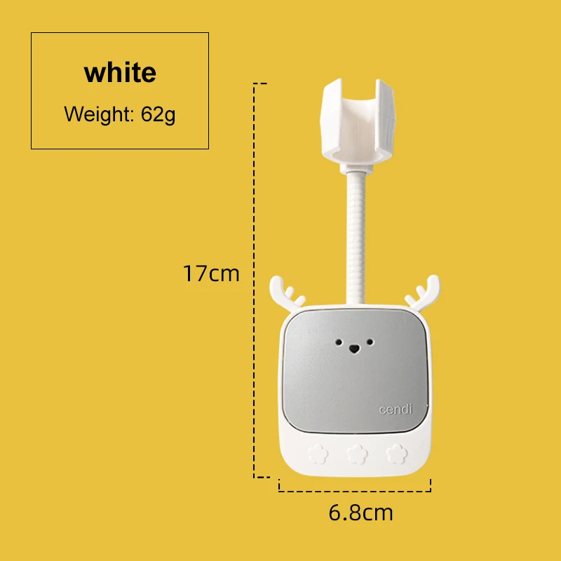 

Самоклеящийся кронштейн для душа в ванную комнату, настенное крепление, регулируемый кронштейн для душевой лейки, универсальный держатель для душевой лейки, 1 шт., без перфорации