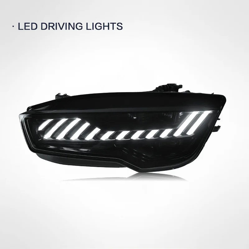 Автомобильные фары в сборе для 2011-18 Audi A7 модифицированная модель RS7 дневные