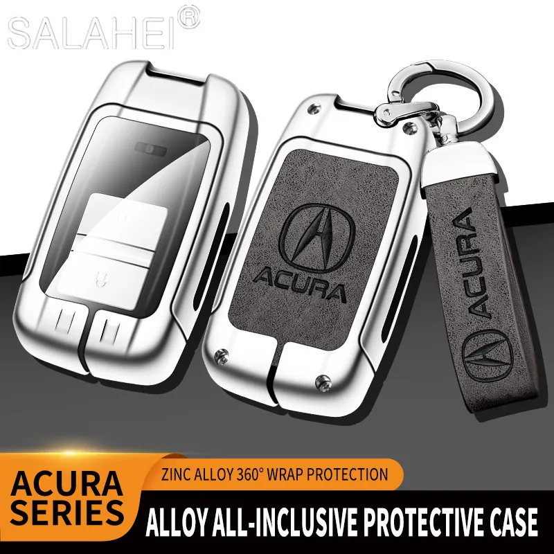 Car Smart Remote Key Fob Case Cover Holder Shell Bag For Acura RLX RDX MDX CDX ILX TLX-L PLX NSX Keychain Accessories Protector