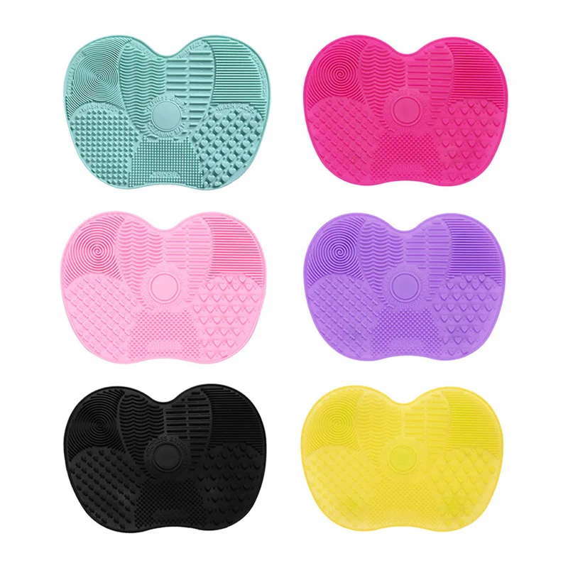 

Силиконовая скруббер, разноцветный зернистый чистящий коврик, 1 шт., портативные инструменты для чистки в форме фруктов