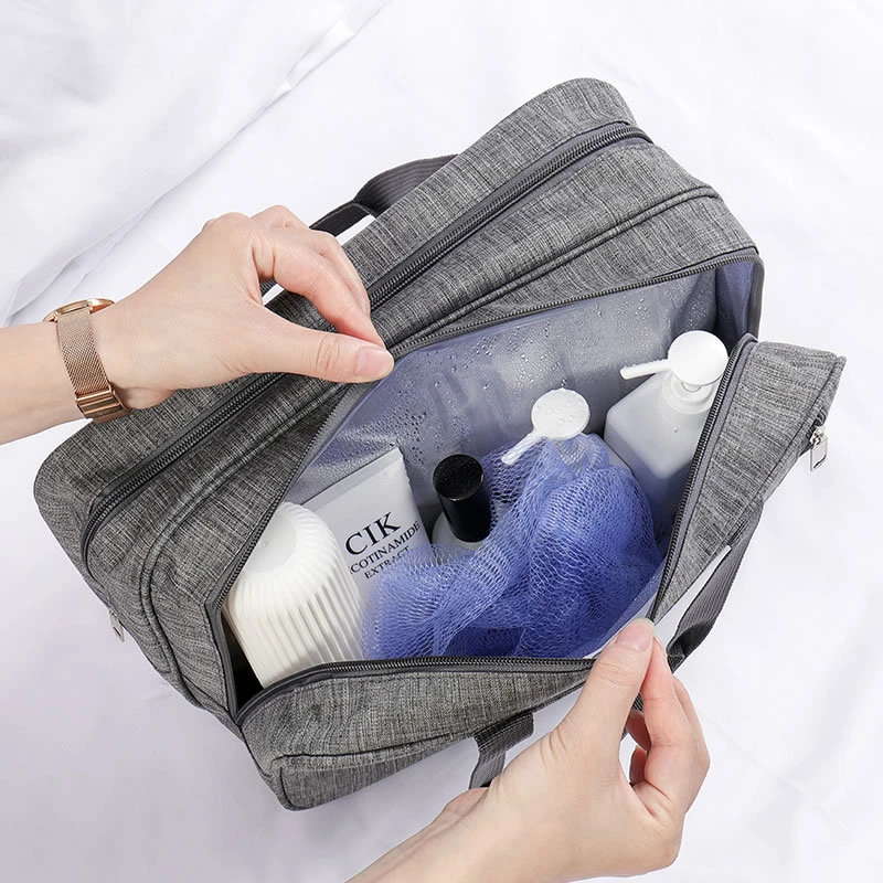 Oxford Cloth Travel Bags Large Capacity Carry On Luggage Bag Men Wet And Dry Separation Duffel Bag Travel Toiletries Storage Bag