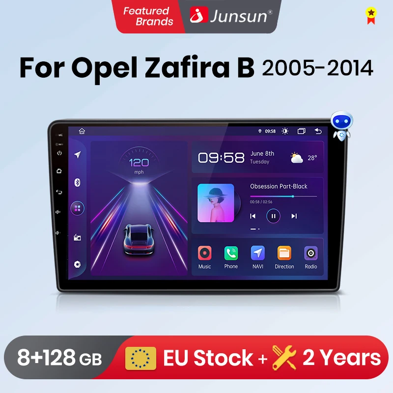 Junsun V1 Pro 4G Автомобильный радио мультимедийный плеер для Opel Zafira B 2005-2014 Astra H 200 -2014 GPS навигация без 2din dvd.