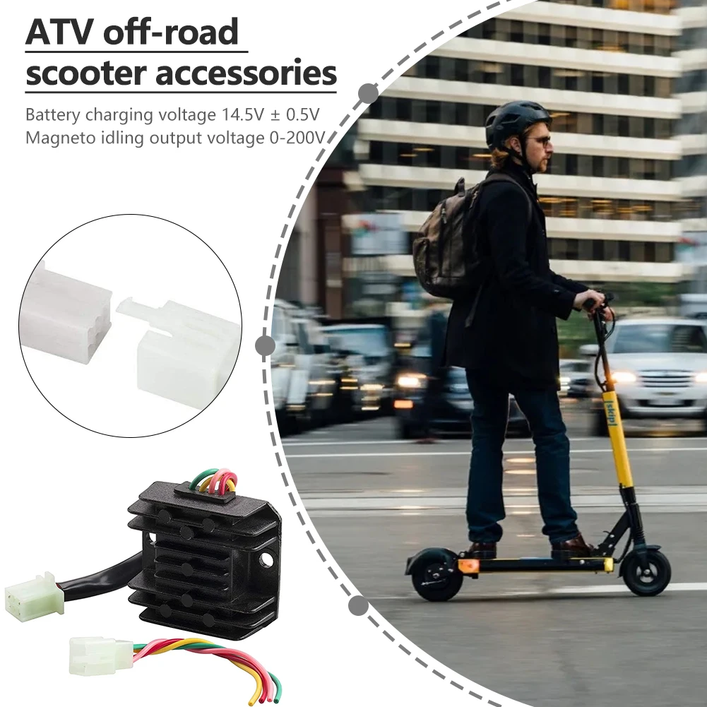 

Регулятор напряжения, 4 провода, детали для мотоцикла, лодки, мотора ATV GY6 50 150cc, скутера SSR 125, металлический выпрямитель