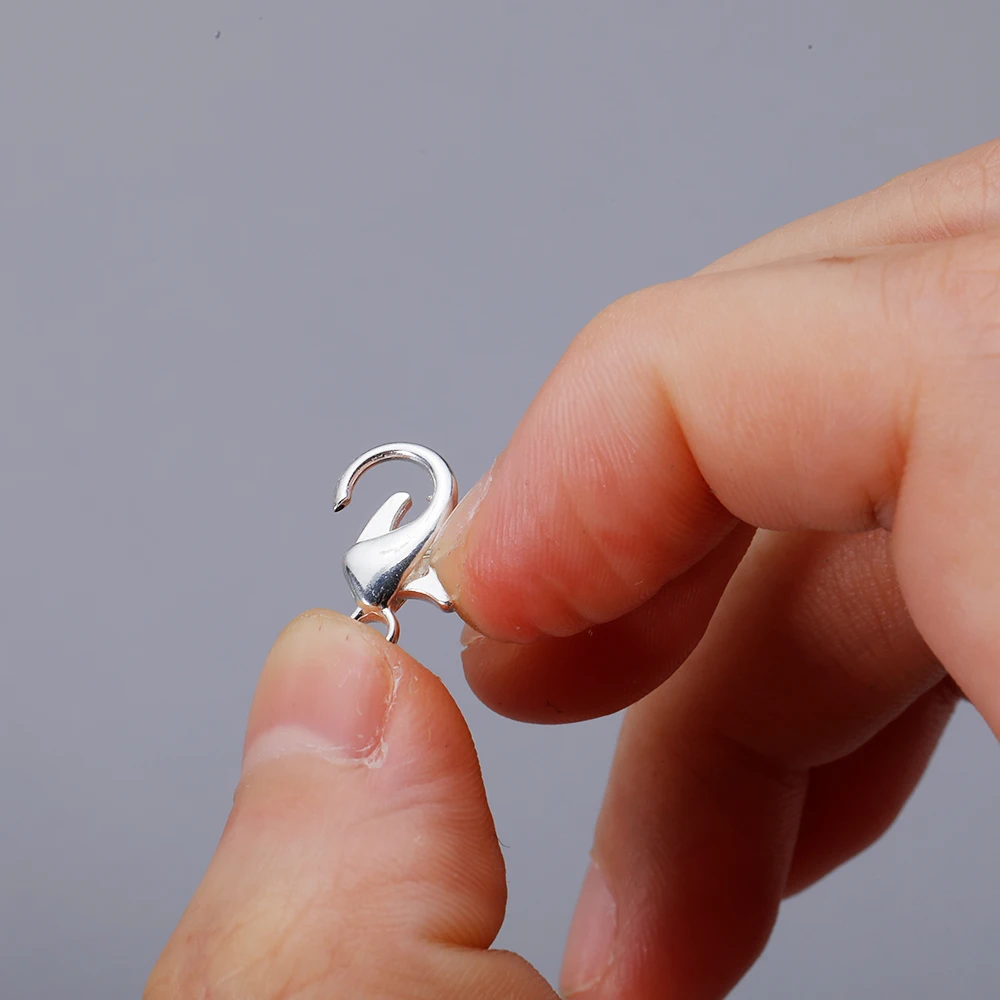 20pcs Rings+10pcs Clasps Set Lobster Clasp Open Jump Rings for Bracelet Necklace Connectors Jewelry Making DIY Kit Wholesale