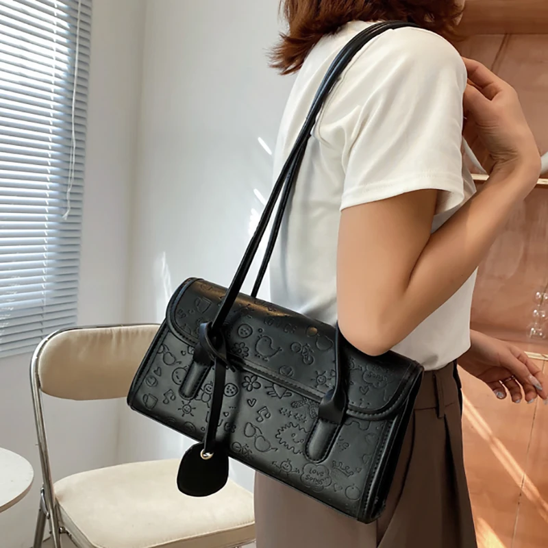 

Женская сумка из ПУ кожи, с мультяшным принтом