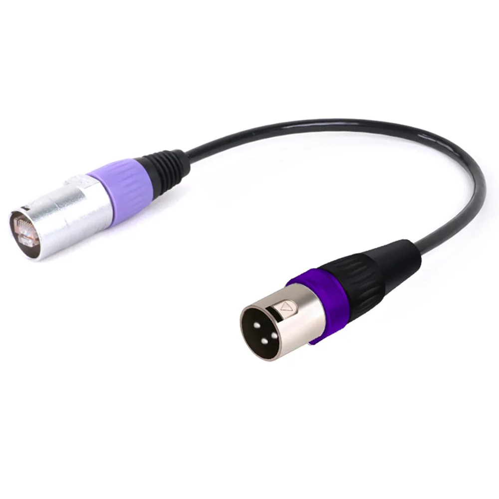 Переходник RJ45 в XLR Ethernet-кабель-удлинитель 3Pin папа 8P8C CAT5/5E сетевой разъем