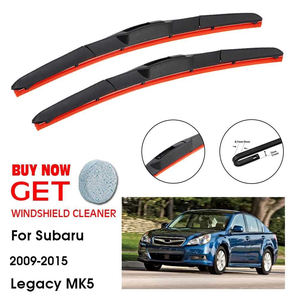 

Car Wiper For Subaru Legacy MK5 26"+18" 2009-2015 Front Window Washer Windscreen Windshield Silica Gel Wiper Blades Accessorie