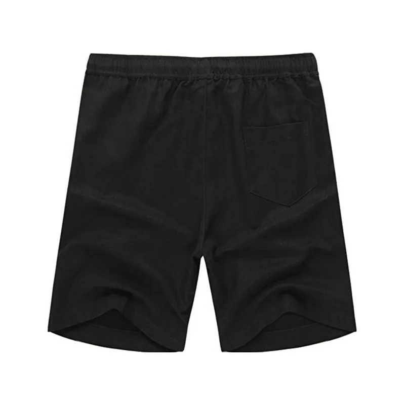 

Loalirando Shorts Décontracté Homme Eté Taille Elastique avec Poches Couleur Uni (Blanc XL)