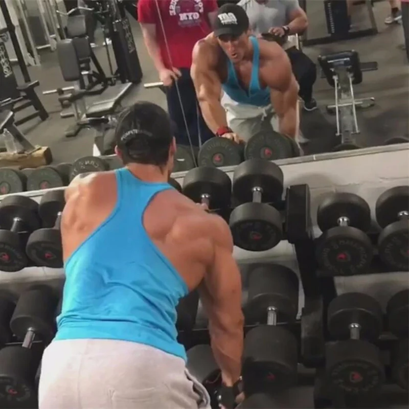 Anime Berserk Graphic Stringer Tank Top for Men Summer Athletic Y-Back Vest Undershirt Tops Gym Workout Fitness Bodybuilding