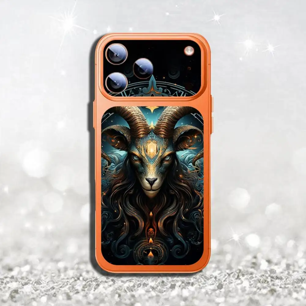 Фото Защитная 3D-пленка-наклейка с цветным рисунком «Дьявол Сатана» для iPhone 17 Pro Max/17 Pro, полное покрытие №3