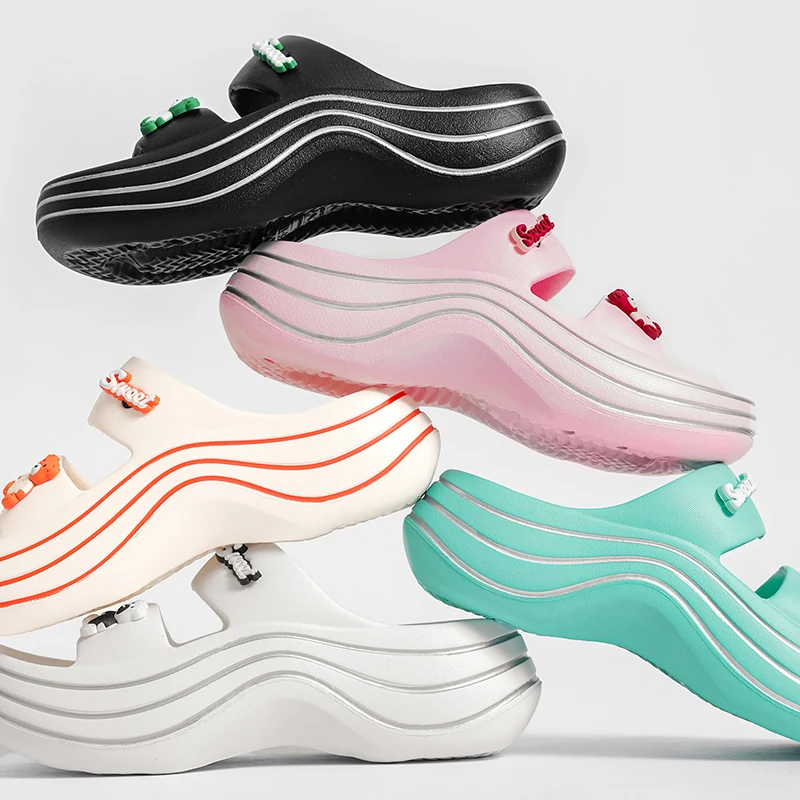 Woman Shoes Thick Sole Women Sandals Fashion Ladies Summer Platform Slides Comfortable Breathable Women's Slippers Trend Flipper