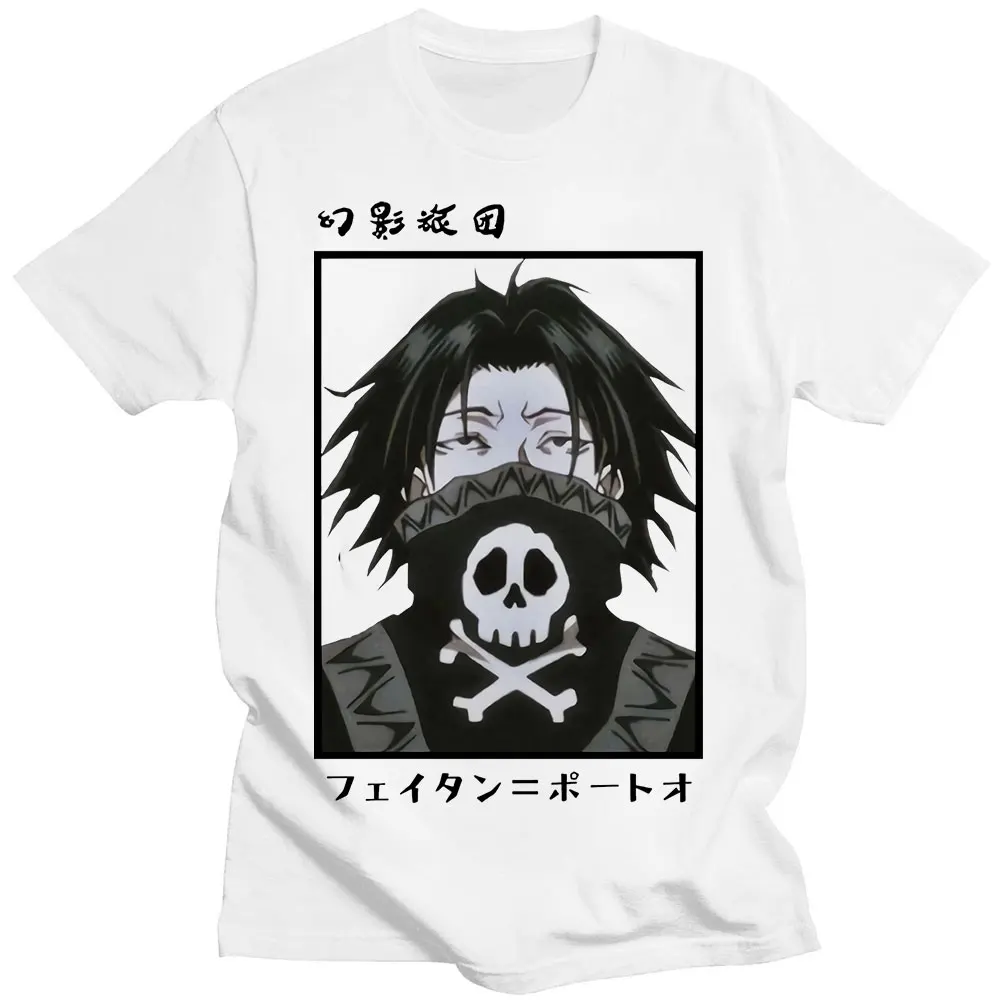 

Anime Hunter X Hunter Feitan Potoo Men T Shirt Summer Casual Tee Shirt Short Sleeve Round Collar T-Shirts Cotton Plus Size Tops