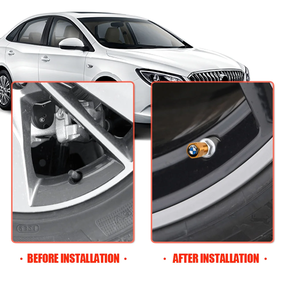 Автомобильная эмблема колпачки для клапанов колес крышка стержня обода BMW M