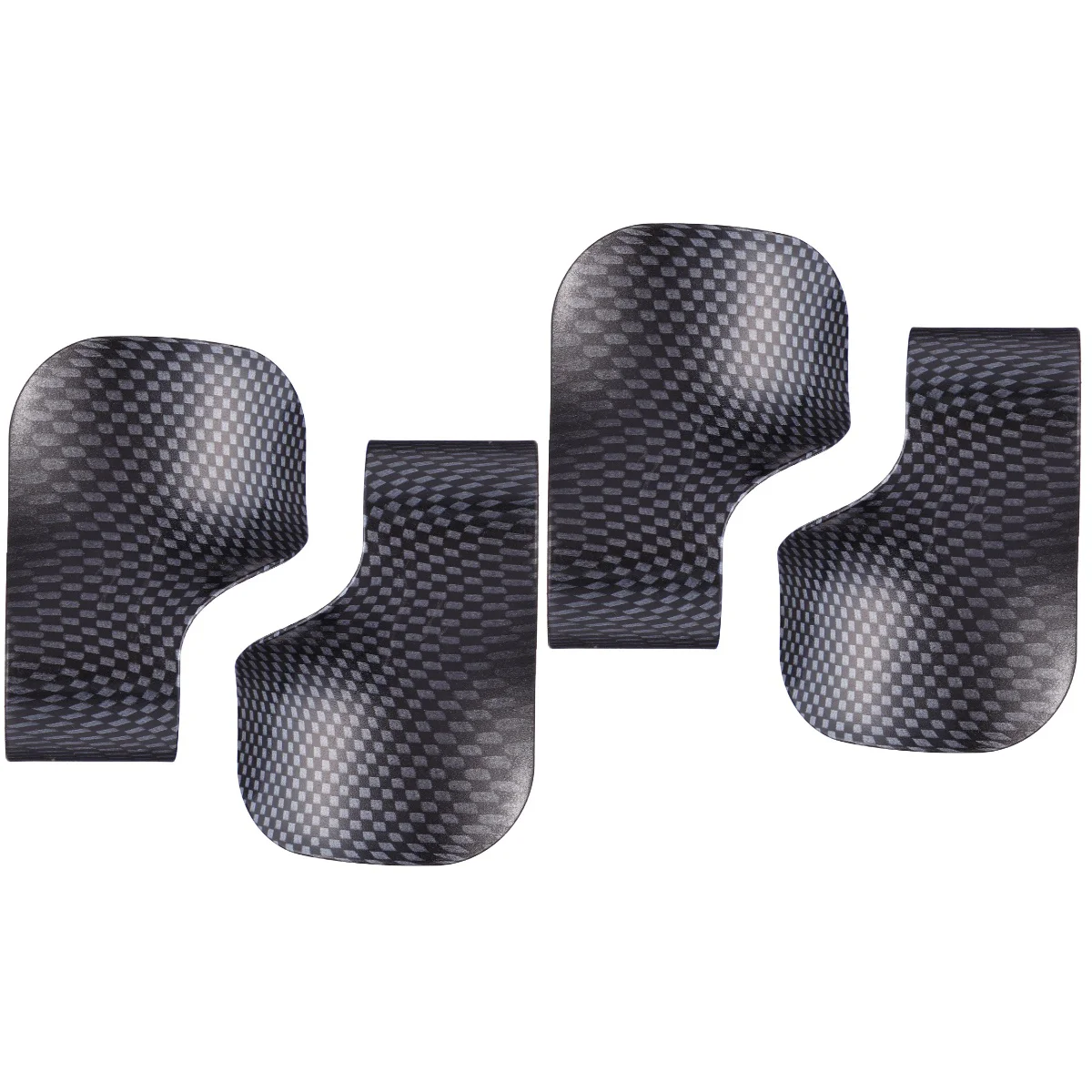 

4 Universal Motorcycle Throttle Booster Handle Clip Grips Throttle Clamp Accelerator Clip (Black)