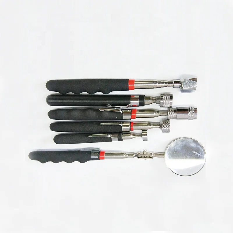 

Vehicle Car Repair Tool Telescoping Inspection Mirror with LED Light