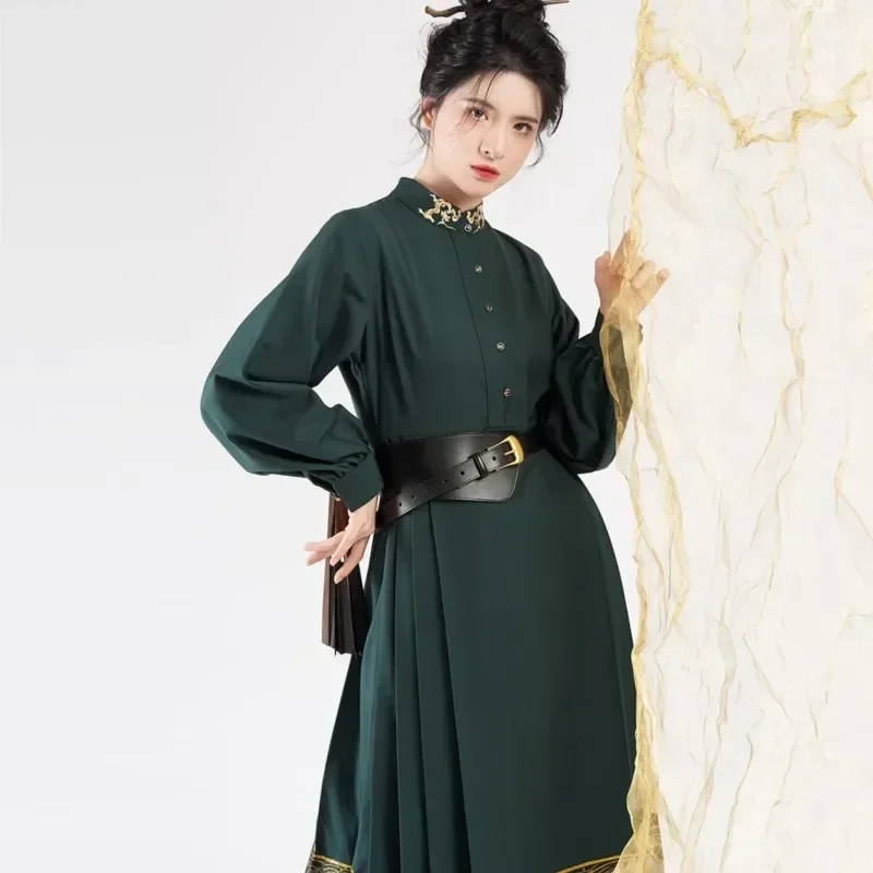 Оригинальное платье Hanfu женское весенне-осеннее Минг с изображением лица лошади