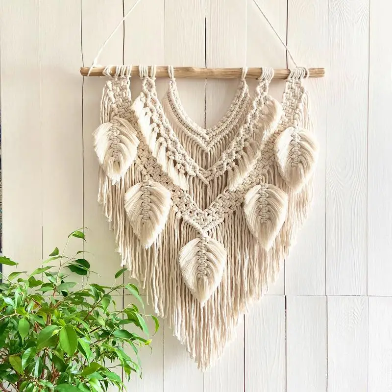 

Macrame Wall Decor Boho Bohemian Woven Home Decoration Furnishing Accessories Wall Art For Home Living Room Bedroom Tapestry