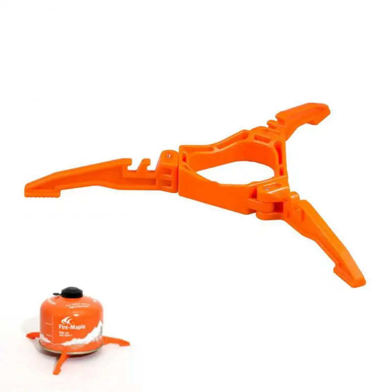 

Gas Canister Stand Foldable Gas Tank Bracket Camping Stove Tool Canister Tripod Braket Bottle Shelf Tilting Prevention Stand