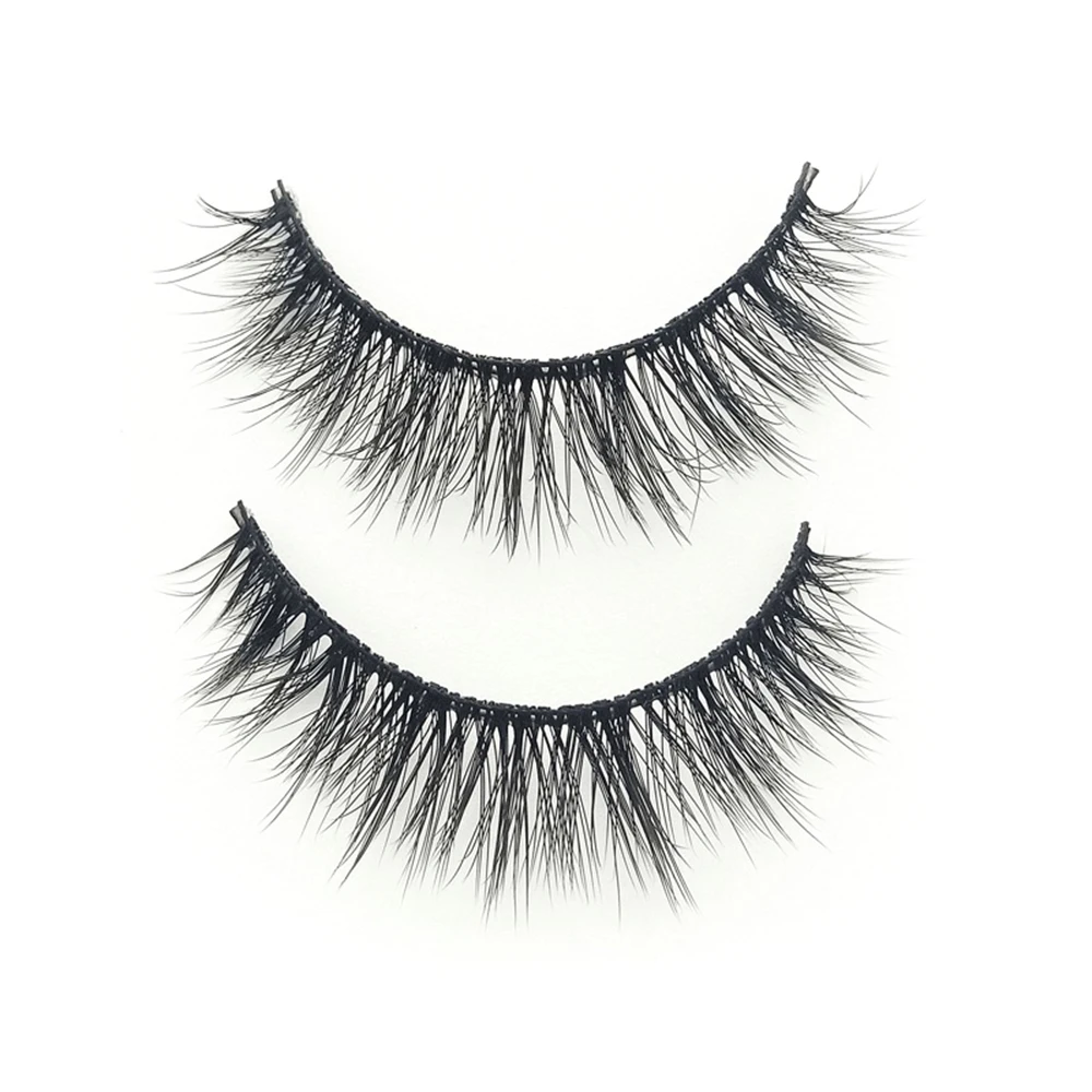 

3D Fluffy Eyelashes Extension Soft Wispy Eyelashes 10Pairs False Eyelash Natural