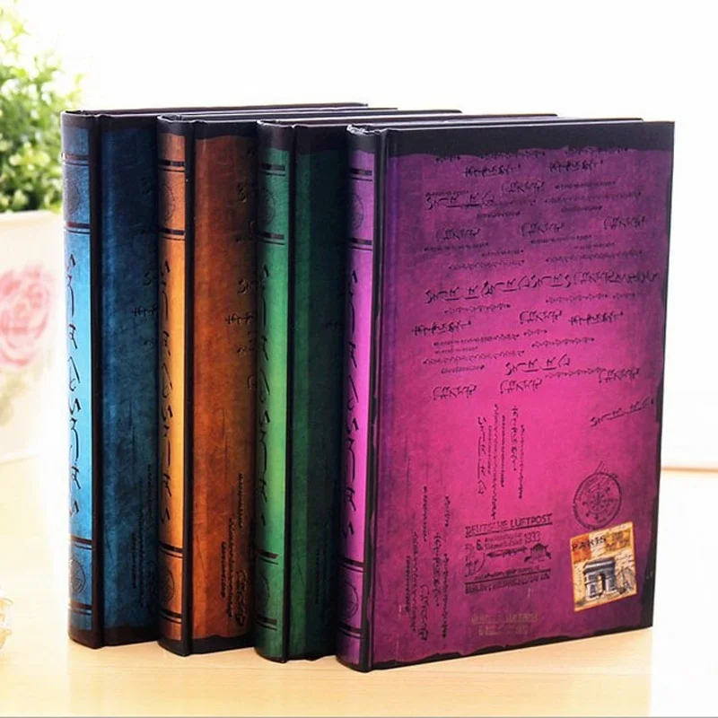 

European Retro Hardcover Business Notebook A5 Magic Cover Student Diary Cute Sketchbook Paper Week Plan School Supplies