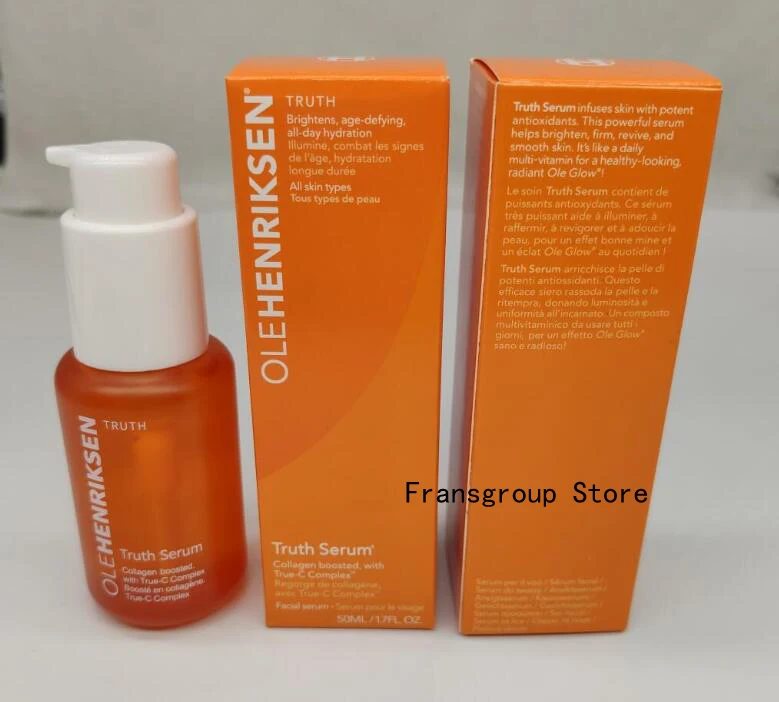 

New OLE HENRIKSEN TRUTH Brightens Age-Defying All Day Hydration Truth Facial Serum Face Skincare Dropshipping