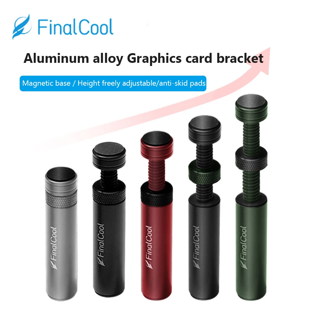 

Anti Slip Vertical Telescopic Video Card Holder Magnetic Graphics Card Brace Telescopic PC Bracket for ATX/M-ATX/ITX Chassis