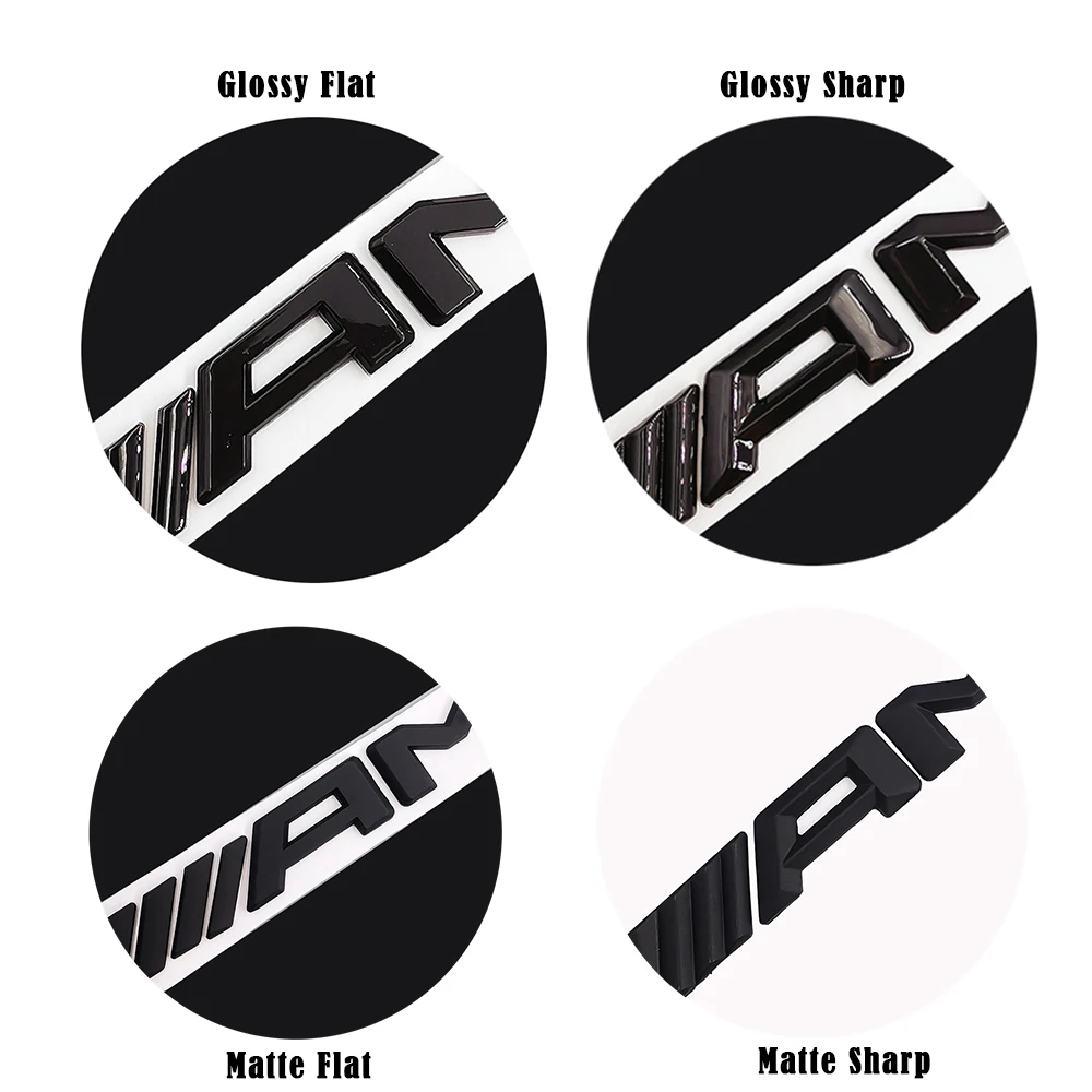 Индивидуальная эмблема AMG 3D наклейка на крышку багажника автомобиля Эмблема Для