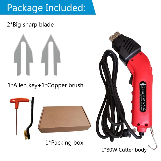 

Нож Электрический KS EAGLE 80 Вт для резки ткани и кожи, 110-220 В