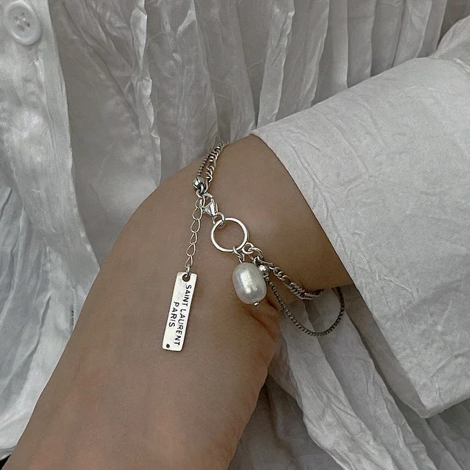 Регулируемый браслет MEETSOFT из серебра 925 пробы