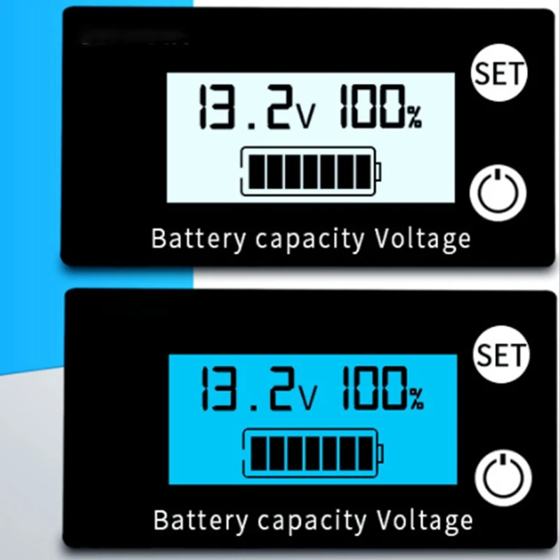 Индикатор емкости аккумулятора постоянный ток 8-100 в свинцово-кислотный литиевый