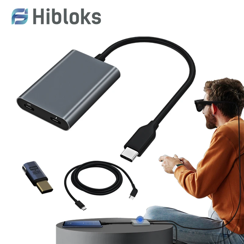 Hibloks Ar Modulo Di Trasmissione Di Ricarica Cavo Dati Typec Per Xreal Nreal Air Rokid Occhiali Per Thunderbird Air 1S Accessori