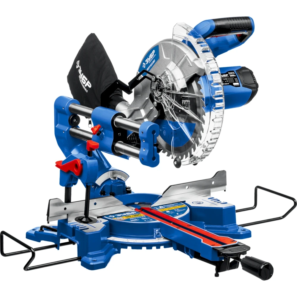 Торцовочная пила с протяжкой ЗУБР Профессионал Ø 255 ППТ-255-П | Инструменты