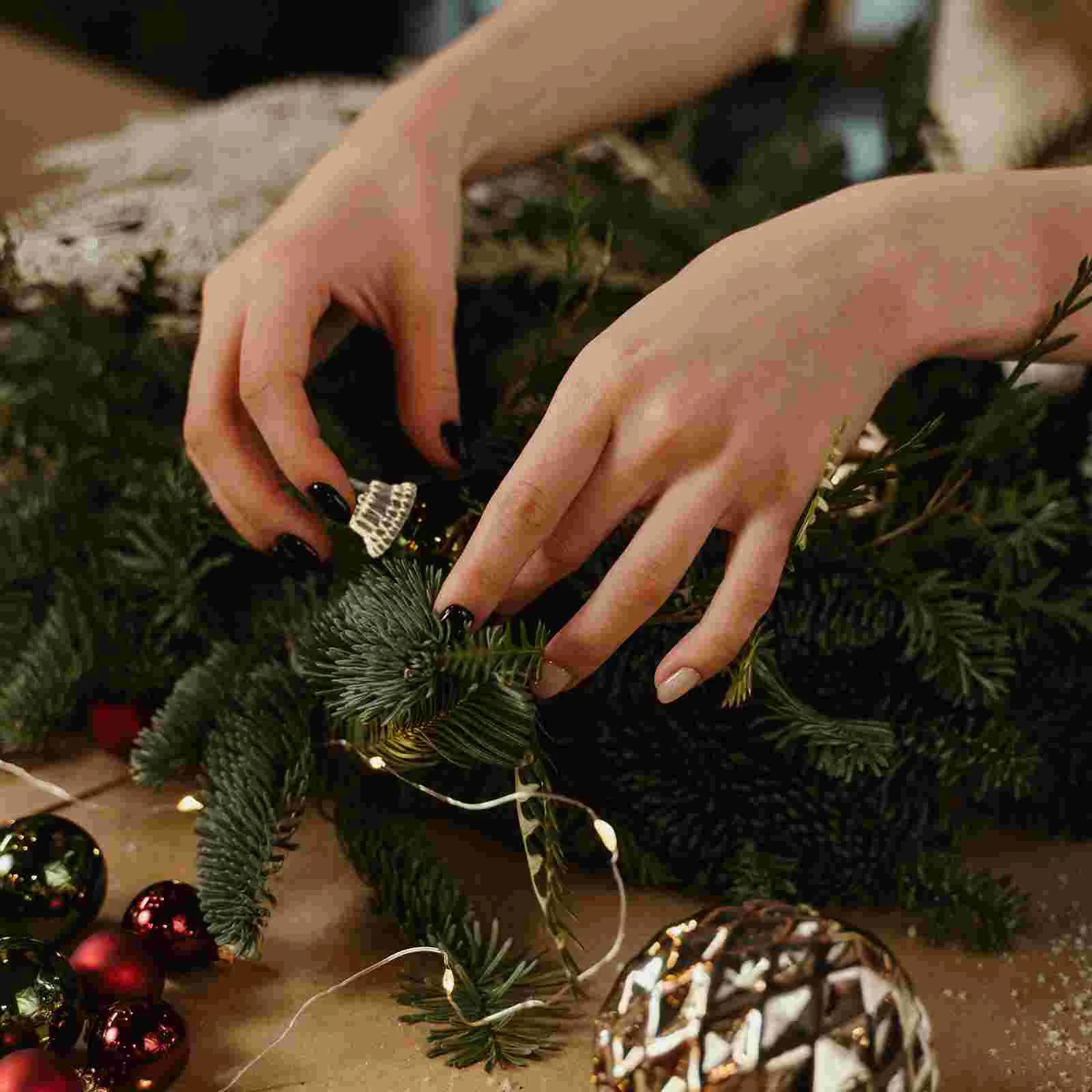 Экономичные рождественские украшения Рождественский металл материал