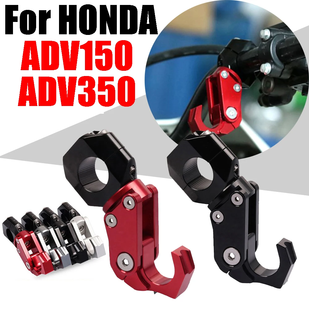 

For HONDA ADV 150 ADV 350 ADV150 ADV350 Motorcycle Accessories Helmet Hook Carry Luggage Bag Hanger Hook Storage Bag Holder Hook