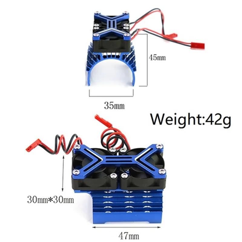 540 550 3650 3660 3670 моторный теплоотвод охлаждающий вентилятор 36 мм двигатель для 1/8 1/10