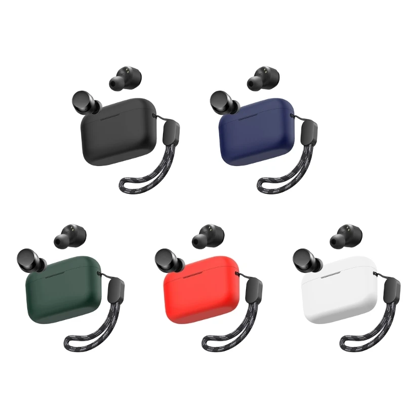 

D0UA подходит для Anker A20i ударопрочный чехол для наушников ударопрочный корпус Защита от пыли моющийся силиконовый чехол