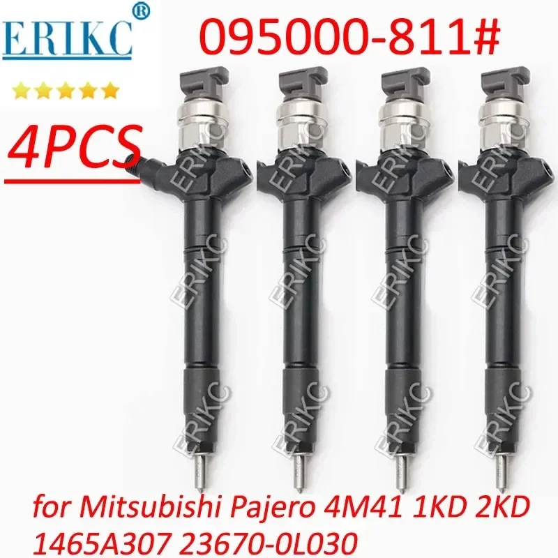 095000 -8110 1465A307 Форсунка Common Rail 23670-0L030 Распылитель для двигателя DENSO Mitsubishi Pajero 4M41 1KD 2KD