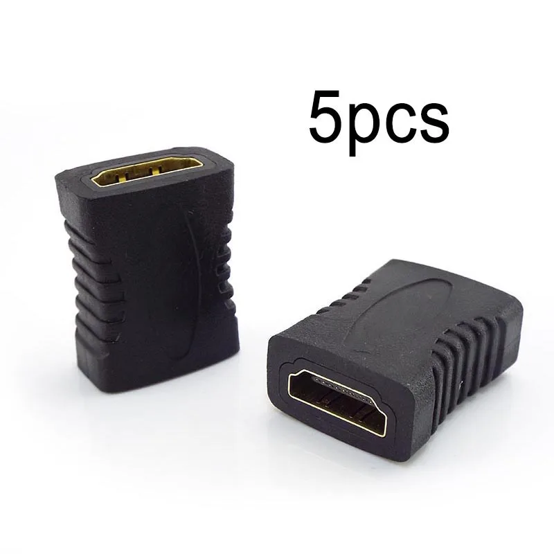 

5pcs Female To Female Joiner HDMI-compatible Extender Connector Coupler Adapter Extender for Laptop TV Television 1080P 4K*2K 3D