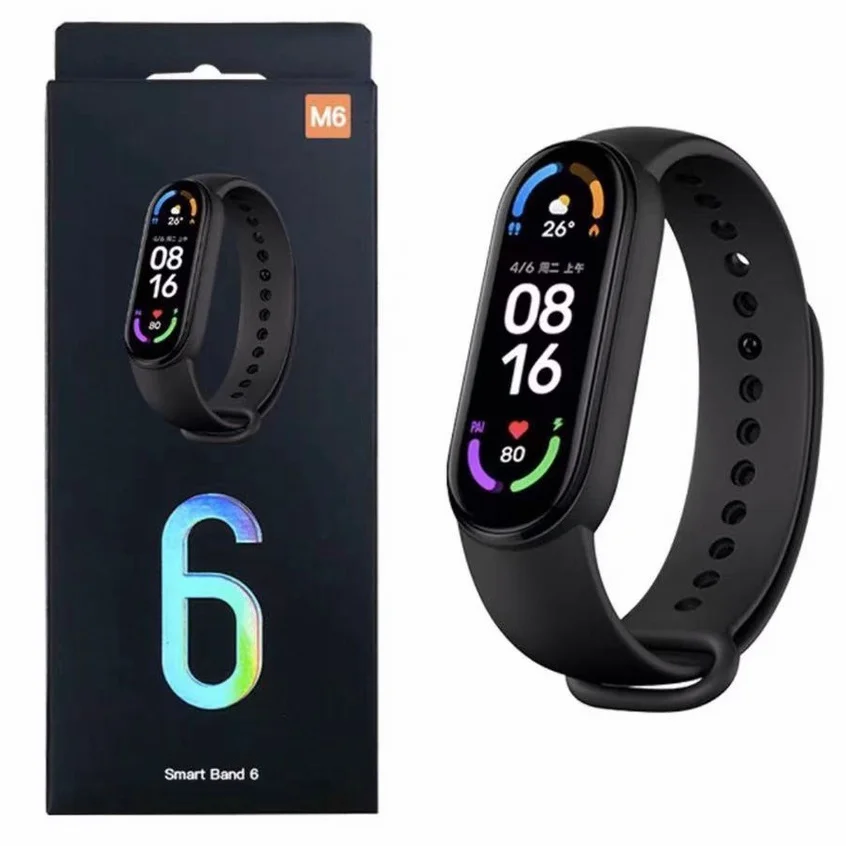 

M6 Smart Watch Men Women Fitness Bracelet Tracker Heart Rate Monitor Waterproof Sport SmartWatch Walk Step Counter Wristband