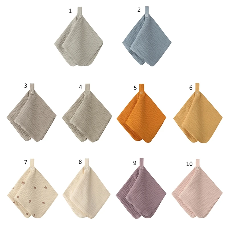 

2022 New Infant Baby Colorful Soothe Towel 100% Cotton Soft Absorbent Gauze